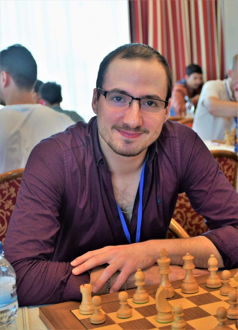 Florian Roch lors du tournoi Czech TourChampionnat du monde d'échecs de Malte
