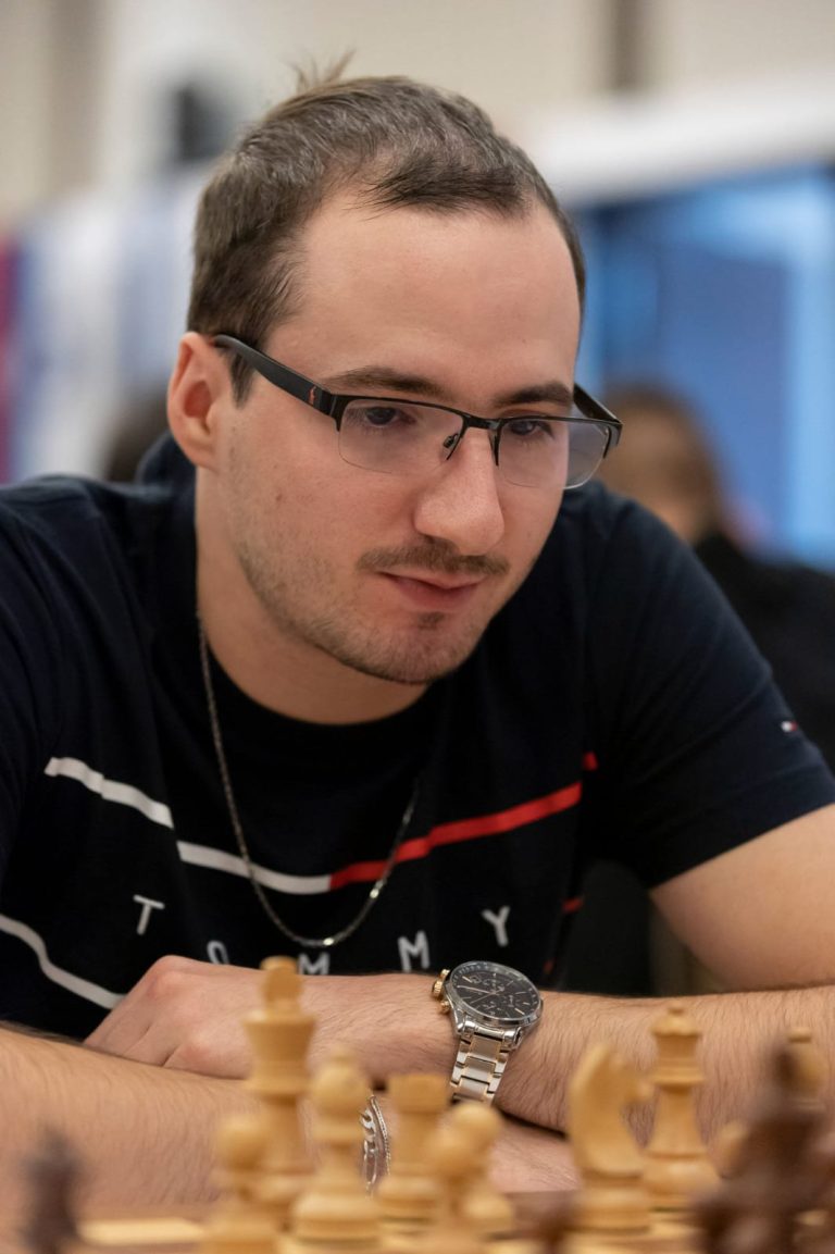 Florian Roch lors du tournoi européen d'échecs de Zagreb