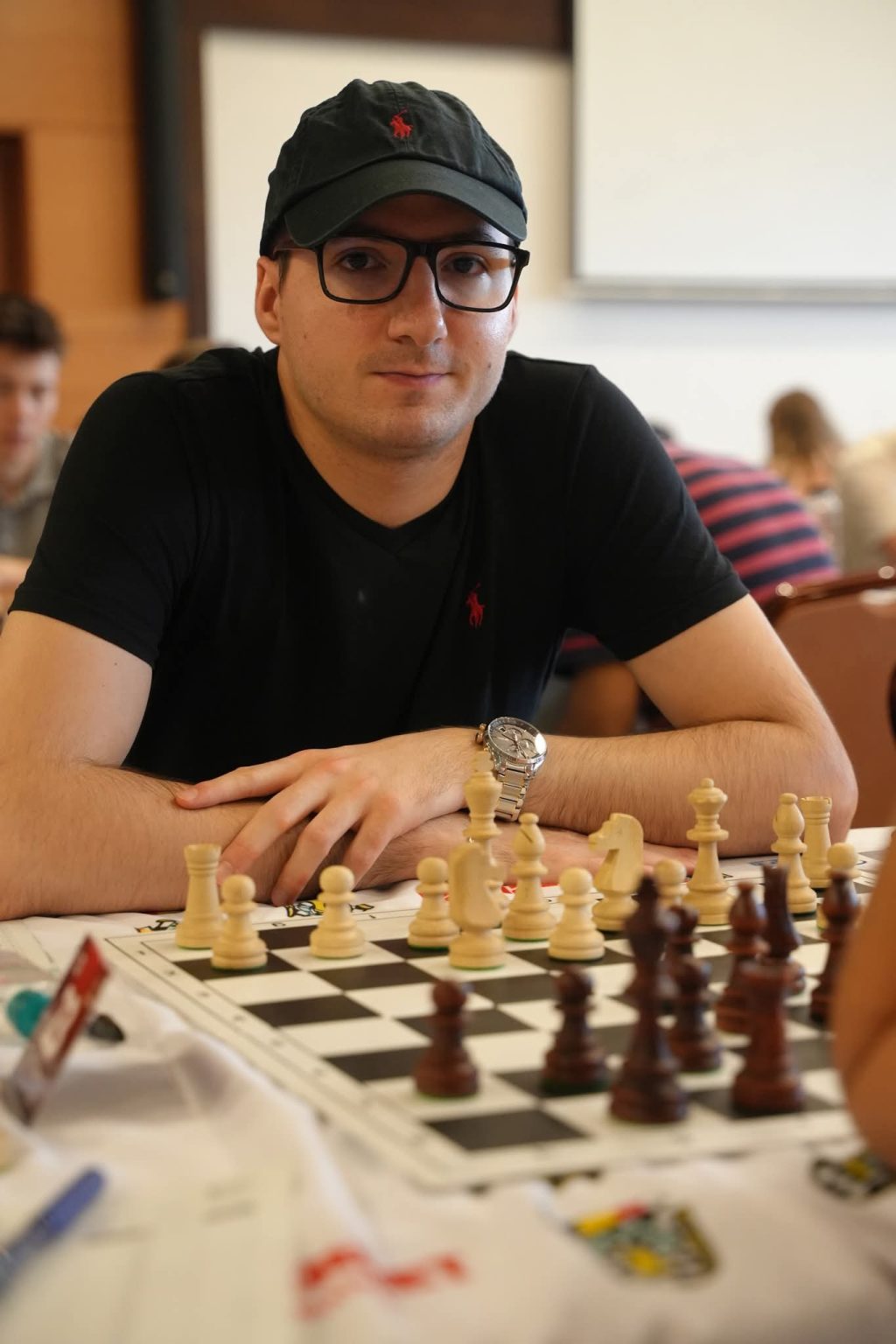 Florian Roch lors du tournoi Grand Prix d'échecs de Brasov
